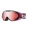 Bolle Duchess Goggles, Black and Pink Flower, Vermillon Gun Lens