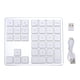 thumbnail image 2 of Y 2.4g teclado numérico inalámbrico para computadoras portátiles, computadoras PC MacBooks & Tablets, Número Portátil de Doble Modo Recargible 35 Teclas para W,, 2 of 7