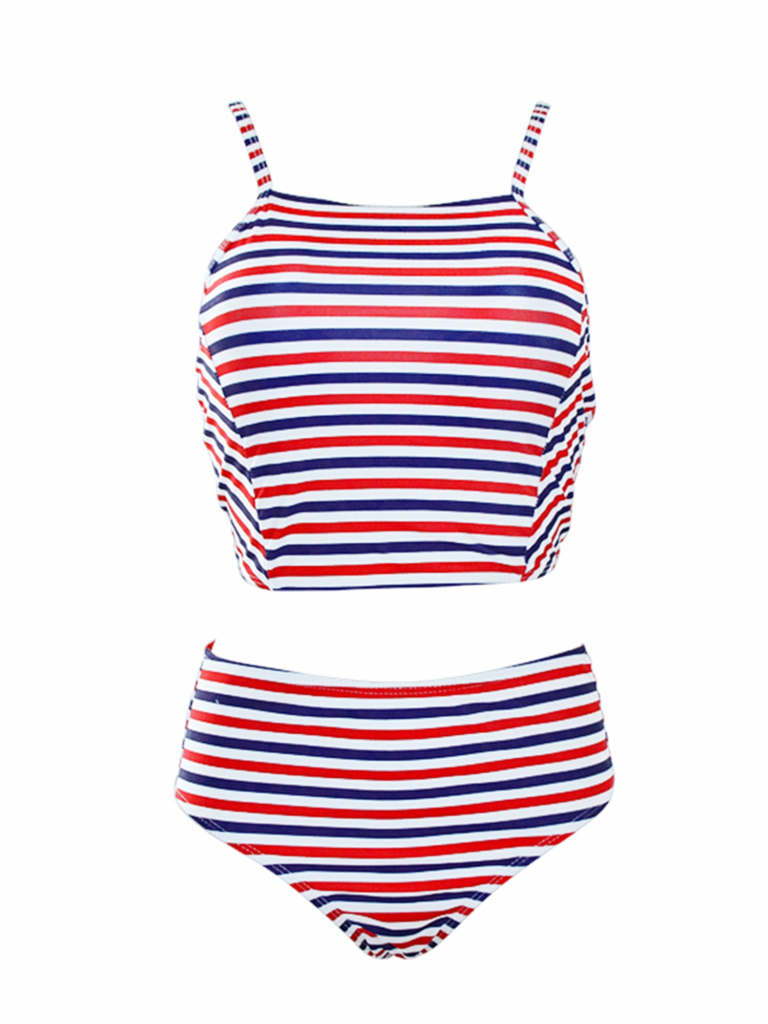 Women Tankini Set Swimwear Swimsuits Bandage PUSHUP Padded Backless