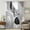 Gray, variant on Boho Geometric Sheer Curtains 96 Inches Long for Living Room, Green Ethnic Abstract Stripes Motifs Light Filtering Privacy Drapes, Breathable Semi Sheer Window Treatment for Bedroom Dining Room