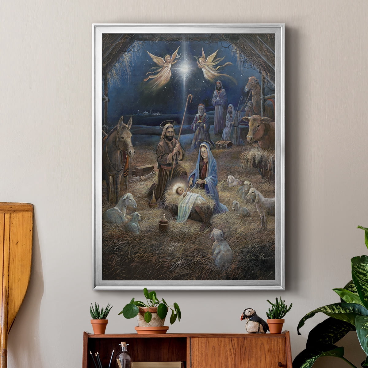 Silent Night Premium Framed Print - Ready to Hang
