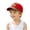 Red, variant on Excavator Toddler hat Kids Baseball Cap Washed Vintage for Boys Girls(Blue,2-6 Years)