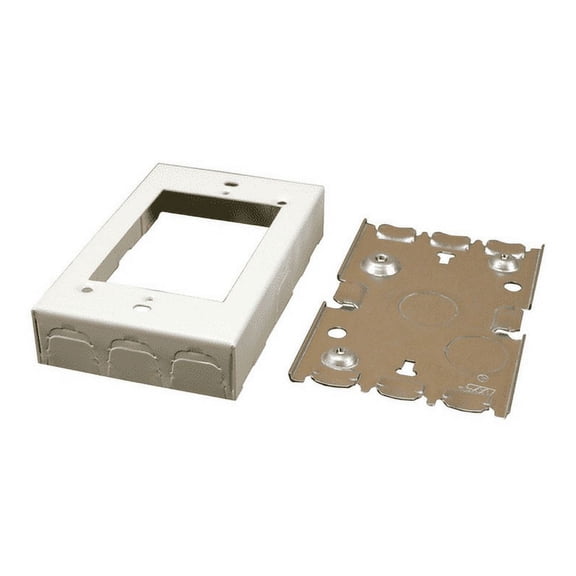 WIREMOLD B2 B2 IVORY OUTLET BOX 1IN DEEP