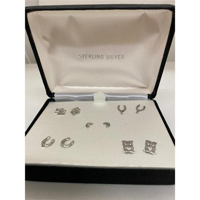 Designer Jewelry SSE5 Sterling Silver 925 Earrings in Gift Box NWT