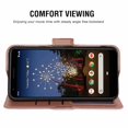 thumbnail image 3 of Mobile Phone Cover Pixel 3axl 3 Card Slots Pocket Leather Protective Cover with Magnetic Closure Pink, 3 of 7