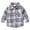Blue, variant on WXFAZCVU Boys Long Sleeve Flannel Plaid Shirt Button Down Shirts Soft and Comfortable Tops Size 3-4 Years