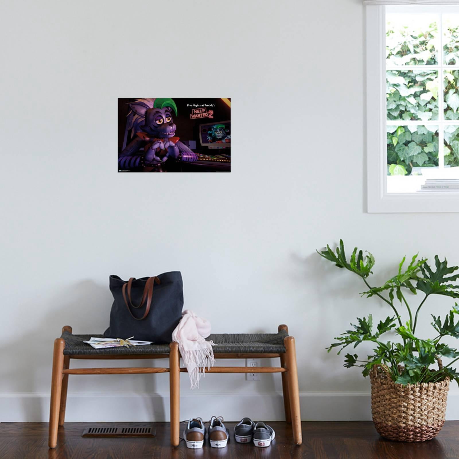 Five Nights at Freddy's: Help Wanted 2 - Roxanne Wolf Canvas Wall Poster, 14.725" x 22.375"