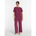 thumbnail image 3 of Joyspun Women’s Cotton Blend Sleep Lounge Pants, Sizes S-3X, 3 of 6