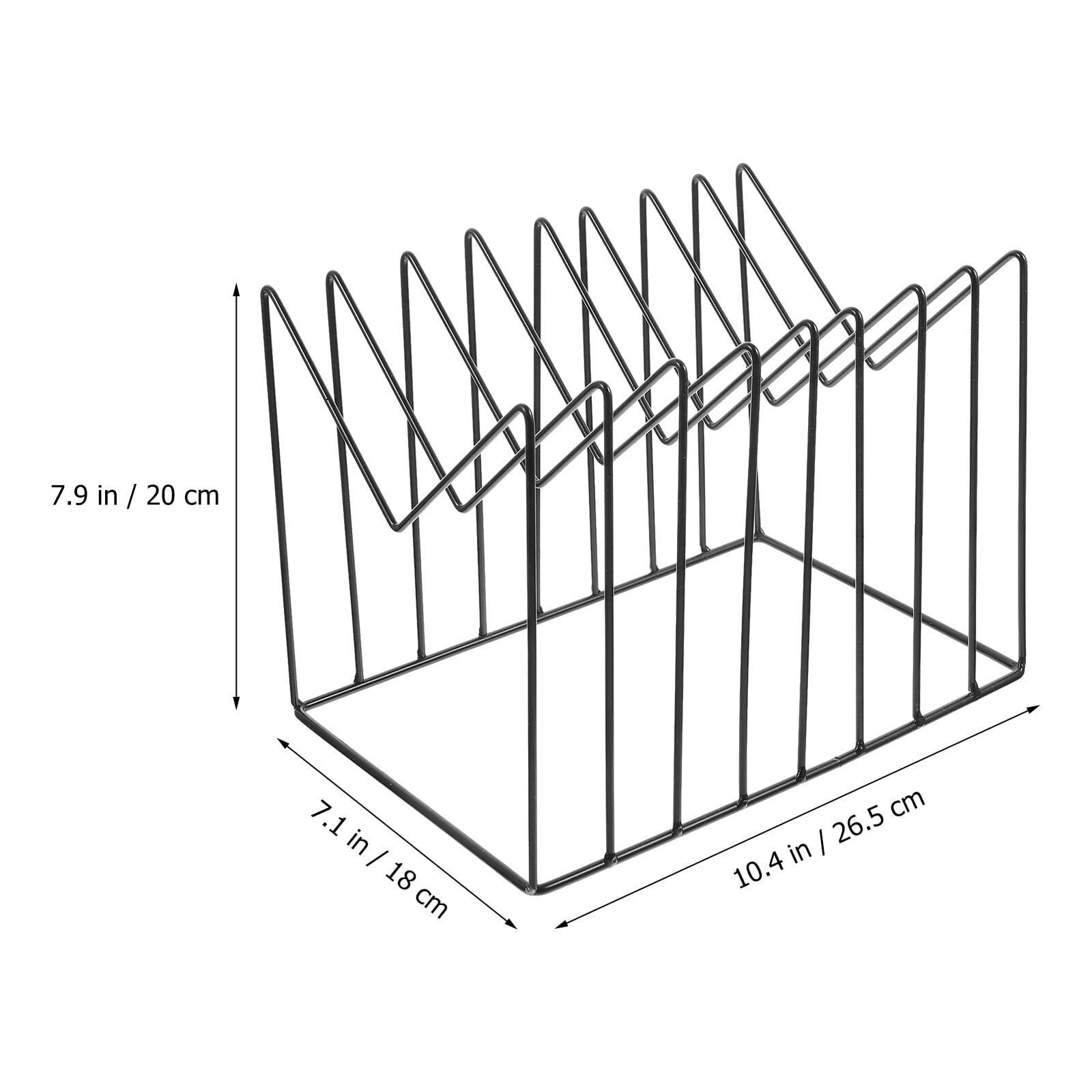 Tabletop Shelf Iron Magazine Display Rack Desktop Newspaper Shelf