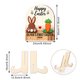 thumbnail image 3 of Decoración de Mesa de Pascua Easter Desktop Decoration Rabbits Easter Egg Ornaments Rural Wooden Crafts Ornaments Decoración del hogar, 3 of 6