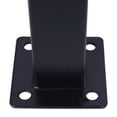 thumbnail image 2 of Handrails for Outdoor Steps, Fit 2 or 3 Steps Outdoor Stair Railing, Picket#2 Wrought Iron Handrail, Flexible Porch Railing, Black Transitional Handrails for Concrete Steps or Wooden Stairs, 2 of 11