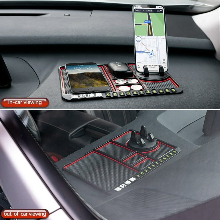 Car Dashboard Anti-slip Rubber Mat Mount Holder Pad Stand For Mobile Phone  GPS
