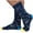 Blue, variant on Uooqdmx Compression Socks Men, Compression Socks for Varicose Veins, Calf Compression Socks, Athletic Socks, Hiking Socks, Blue One Size