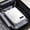 White, variant on Nylon Travel Packing Bag Medium Size, Waterproof Luggage Organizer Pouch with Zipper, Clothing Storage Cube for Suitcase Travel Home, Blue, 13.9x7.6 Inches