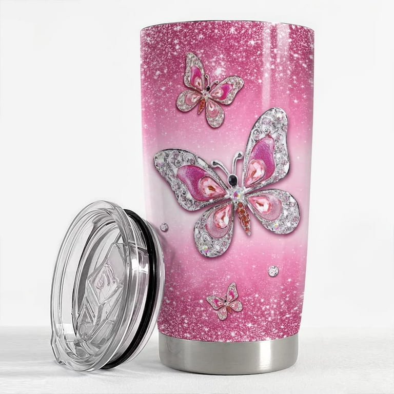 Personalized To My Nanny Tumbler From Kids Stainless Steel Cup Butterfly  Thank You For Your Love Nanny Gift Birthday Mothers Day Christmas Custom  Travel Mug 
