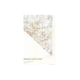 thumbnail image 4 of Historic Mine Map - Nevada Esmeralda County Mineral Mines - USGS 1960 - 23 x 34.98 - Vintage Wall Art, 4 of 5