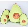 thumbnail image 3 of Almohada de peluche HUOGUO, bonita y reconfortante, con forma de aguacate, 30 cm, 3 of 4