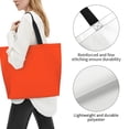 thumbnail image 3 of Easygdp Orange Bolsas Tote para Mujer, Bolsos de Hombro para Viaje, Bolsos de Mano de Gran Capacidad para Compras y Trabajo, 3 of 8