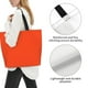 thumbnail image 3 of Disketp Orange Bolsa Tote Estampada para Mujer, Bolso de Hombro y de Mano para Compras y Viajes, 3 of 8