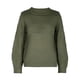 thumbnail image 1 of Gibobby Suéter de Punto Suéter casual de manga larga con cuello Rojoondo de color sólido para mujer para otoño e invierno (Verde, M), 1 of 5