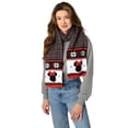 thumbnail image 4 of Adult Minnie Mouse Knit Scarf Disney Women Teen 70" Red Winter Cold Weather, 4 of 6