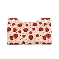 thumbnail image 4 of Lsque Red Ladybug Printed Long Tissue Box Cover Holder, Facial Paper Organizer Dispenser,Triangle with Bottom Belt, PVC Leather Decorative Organizer, 4 of 9