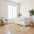 thumbnail image 7 of Addison Rugs Mayfield Premium Machine Washable Traditional Border Gold Rectangle Rug, 3' x 5', 7 of 7