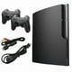 thumbnail image 1 of Sony - PlayStation 3 (PS3) Slim Console 120GB with 2 Retrofam Black Controller - Black (Refurbished), 1 of 4