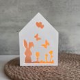thumbnail image 3 of Molde Yeso DIY Base Vela Pascua Lámpara Conejo Silueta, 3 of 9