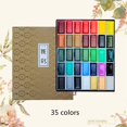 thumbnail image 1 of Japanese Sakura 12/24/35/48/60 Colors Solid Watercolor Paint Set Professional Water Color For Painting Art Supplies Aquarela He Qiyong unisex, 1 of 2