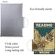 thumbnail image 3 of Letrero de hojalata con texto "Gato leyendo porque el asesinato está mal", póster de metal vintage, mural de arte retro colgante, placa de pintura de hierro, animales divertidos, 3 of 7