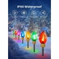 Christmas Lights Jumbo C9 Outdoor Lawn Decorations with Pathway Marker