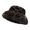 Dark Gray, variant on Unisex Bucket Hat Thickened Plush Lined Winter Hat with Ear Coverage Outdoor Cold Weather Fisherman Cap