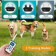 thumbnail image 5 of Paipaitek Dog Training Collar with Remote,2 IN 1 Auto Bark Collar&Training Collar,Dog Shock Collar Wtih Beep Vibration Shock&Auto Modes,for 3Dogs, 5 of 9