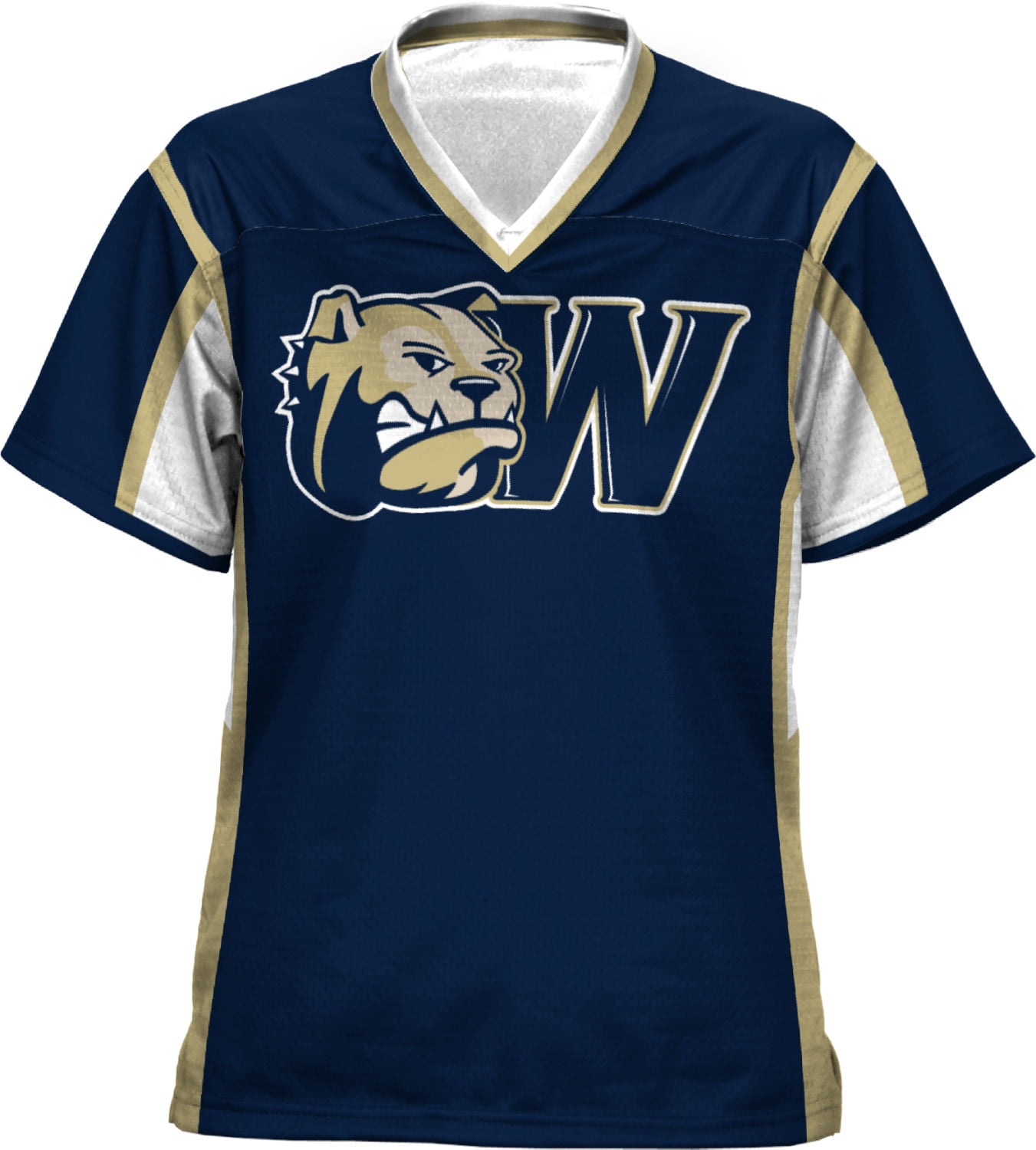 Prosphere Girls Wingate University Scramble Football Fan Jersey Walmart Com Walmart Com