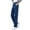 Dark Blue, variant on MIXUE Jeans For Women Denim Solid Color High Waist Elastic Straight Leg Trousers Pants Holiday Wear,Black,L