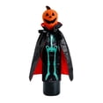 thumbnail image 1 of Oferta por tiempo limitado!Funda para botella de vino de Halloween, calabazas de cráneo, bolsa para botella de vino tinto champán, suministros de decoración de mesa, adornos, 1 of 5