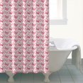 thumbnail image 4 of Light Pink Butterfly Pattern Shower Curtain 72"x72" ,Bathroom Decorative Shower Curtains Set with 12 Hooks,Modern Waterproof Washable Shower Curtain, 4 of 6