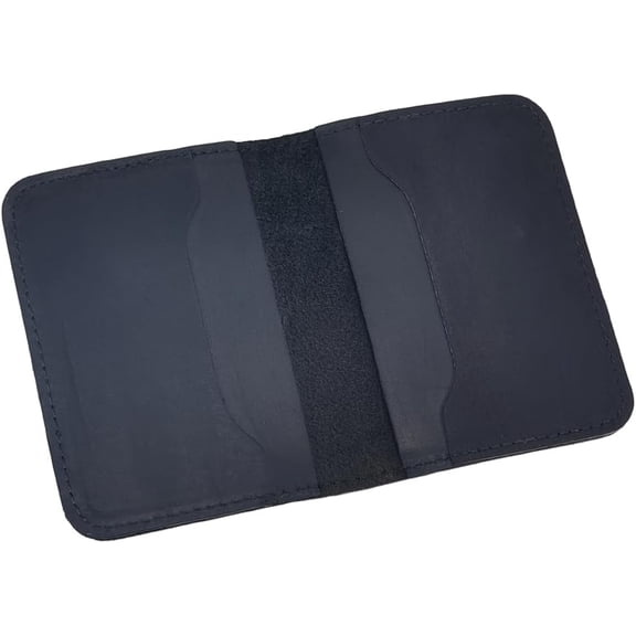 Genuine Leather Bifold Cash Purse Vintage Crazy Horse Leather Wallet Compact Credit Card Holder Organizer Slim RFID Blocking Business Card Case