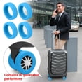 thumbnail image 7 of MEETSWEET Silicone Luggage Wheel Sleeves 9 pieces Blue, 7 of 7