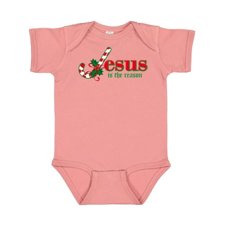 

Inktastic Candy Cane Jesus Gift Baby Boy or Baby Girl Bodysuit