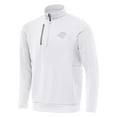 thumbnail image 2 of Men's Antigua White Carolina Panthers Generation Quarter-Zip Jacket, 2 of 4