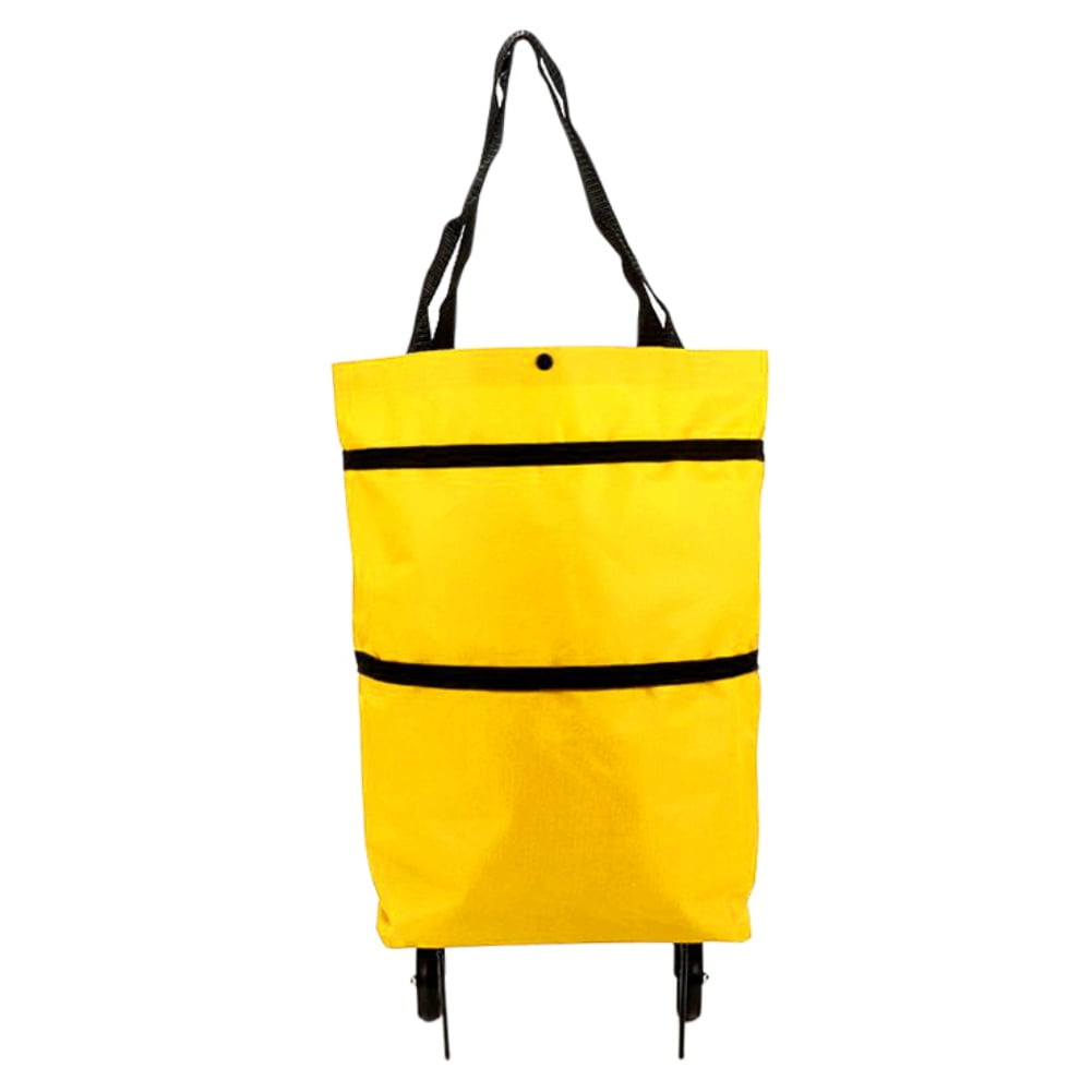 Foldable Shopping Cart Folding Shopping Bag With Wheels Portable Eco