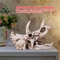 thumbnail image 2 of ZOUSSIQI Resin Dinosaur Triceratops Skull Model Simulated Skeleton Home Office Display Decorative Craft JU316-136921, 2 of 13
