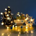 thumbnail image 5 of Skksst Furry Pom Pom Fairy Light 20 LEDs Wedding Party Kid Bedroom Christmas Tree Decoration String Light, 5 of 5