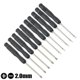 thumbnail image 1 of 10Pcs 322Inch Small Screwdriver Set Repair Tool Slotted Cross Screwdrivers 2mm Mini Cross/Slotted Screwdriver Hand Tool, 1 of 5