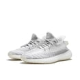 thumbnail image 2 of Zapatillas clásicas informales para hombre y mujer con diseño reflectante 3M Yeezy Boost 350 V2 MX en color negro oscuro y rojo, 2 of 4