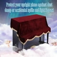 thumbnail image 2 of Piano Dust Cover, Upright Piano Dust Cover, Soft Pleuche Cloth Durable For Piano Upright Piano, 2 of 8