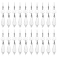 thumbnail image 1 of 20Pcs Clear Crystal Chandelier Icicle Prisms Candelabra Replacement Parts, 1 of 5
