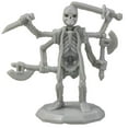 thumbnail image 6 of 8 Unpainted Fantasy Skeleton Mini Figures- All Unique Designs- 1" Hex-Sized Compatible with DND Dungeons and Dragons & Pathfinder and All RPG Table Top Games, 6 of 6